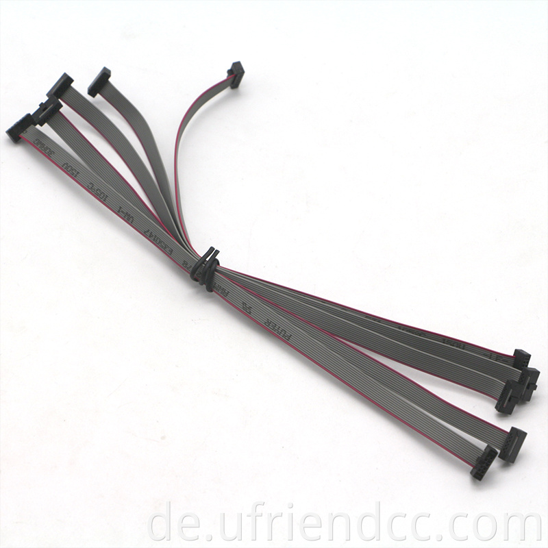 OEM Factory 5Pin 10pin 20pin 30pin Frauen 10 cm Flat Flex Ribbon IDC -Kabel